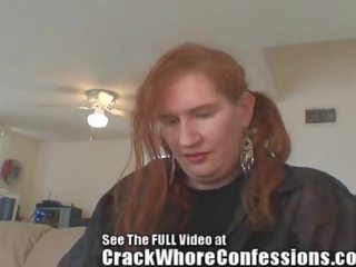 Redhead slut tells Cracker Jack her fucked up story